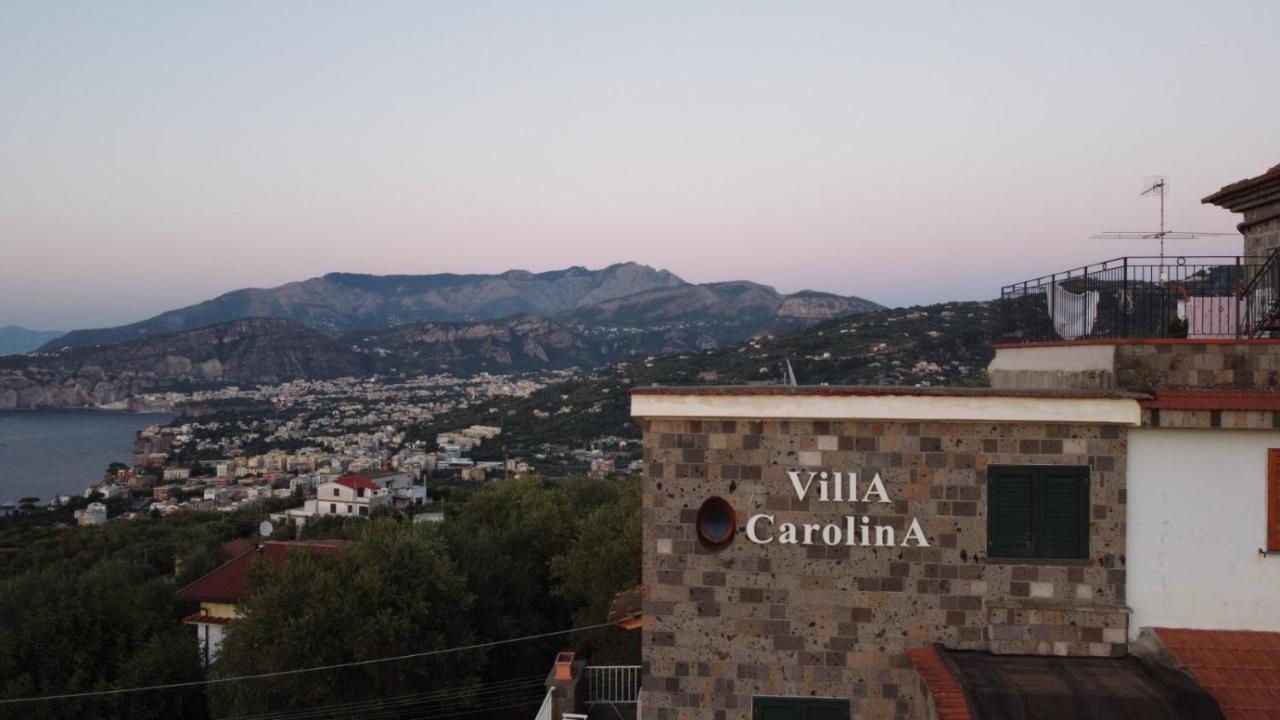 Villa Carolina Sorrento Private Heated Pool And Sea View Экстерьер фото