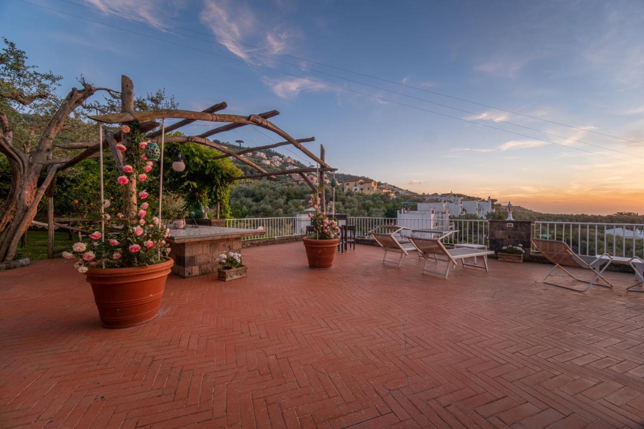 Villa Carolina Sorrento Private Heated Pool And Sea View Экстерьер фото