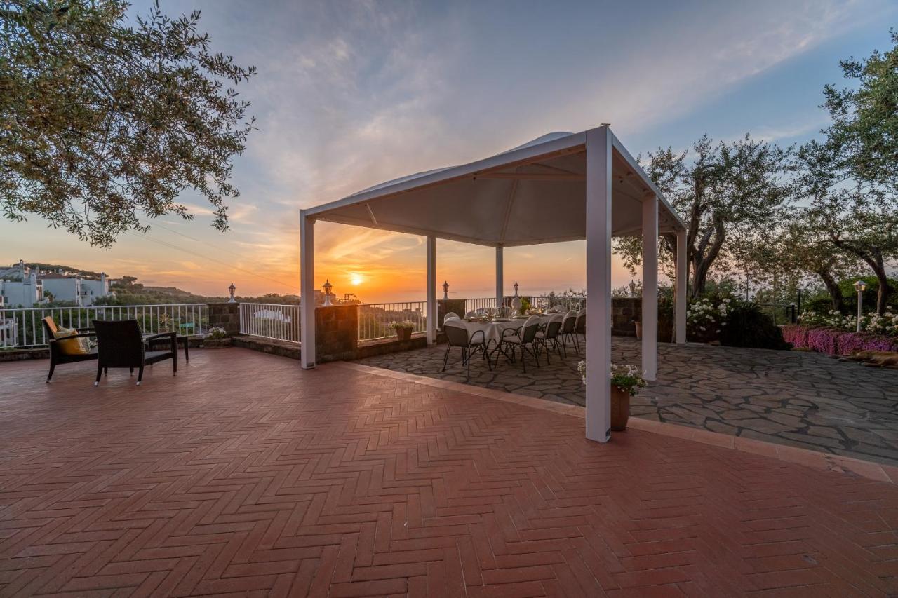 Villa Carolina Sorrento Private Heated Pool And Sea View Экстерьер фото