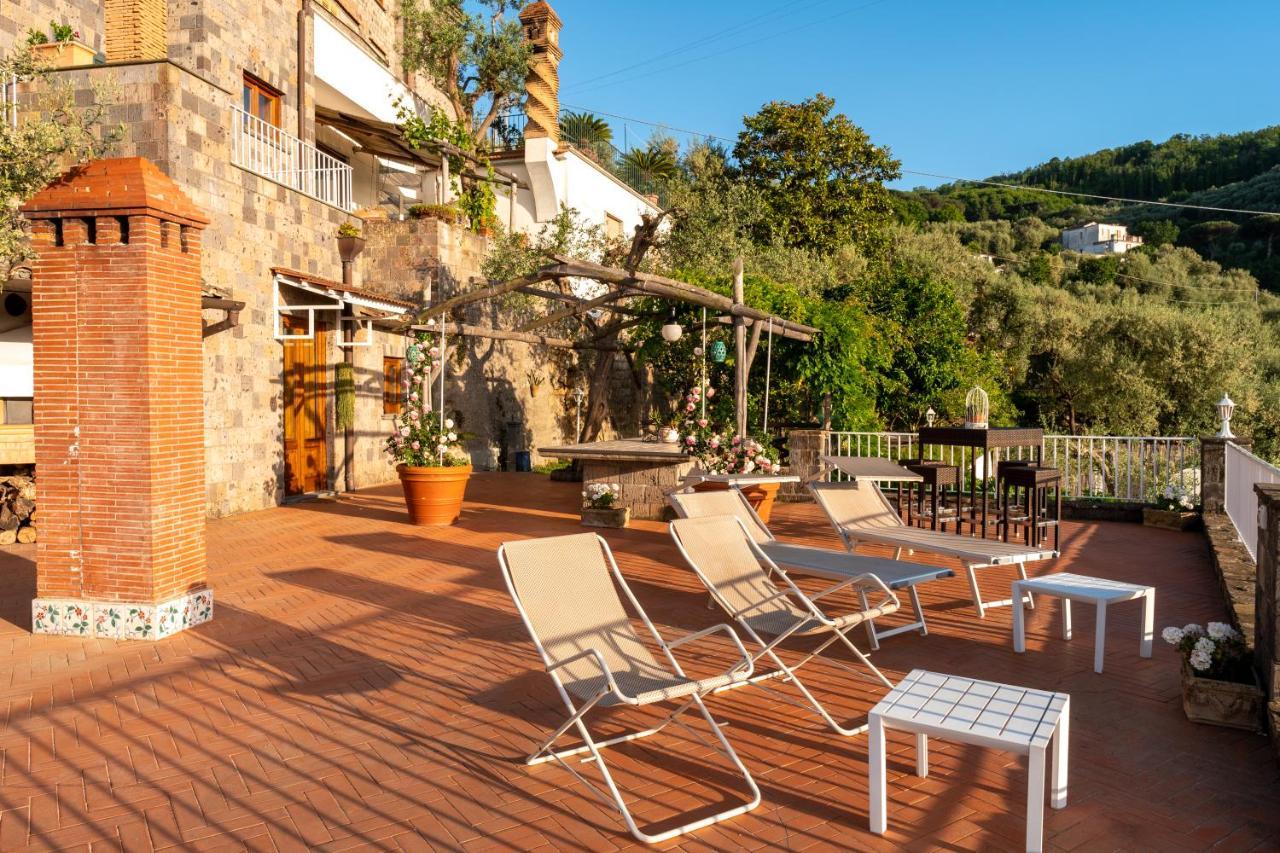 Villa Carolina Sorrento Private Heated Pool And Sea View Экстерьер фото