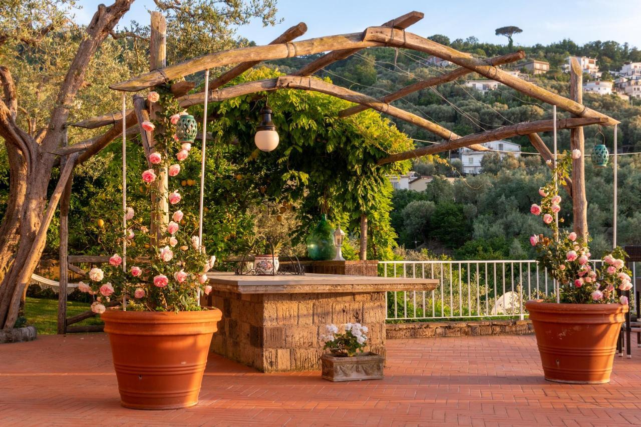 Villa Carolina Sorrento Private Heated Pool And Sea View Экстерьер фото