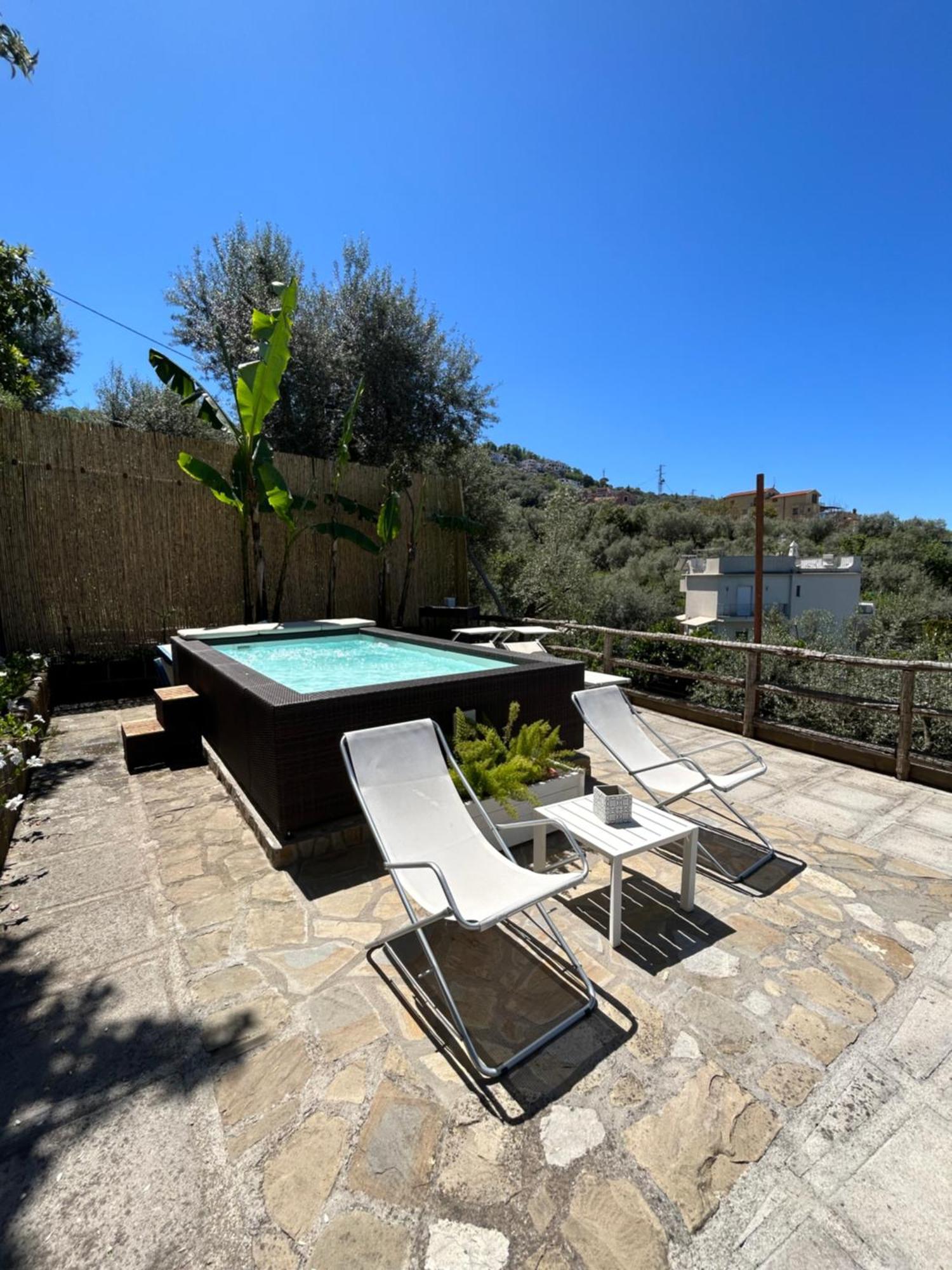 Villa Carolina Sorrento Private Heated Pool And Sea View Экстерьер фото