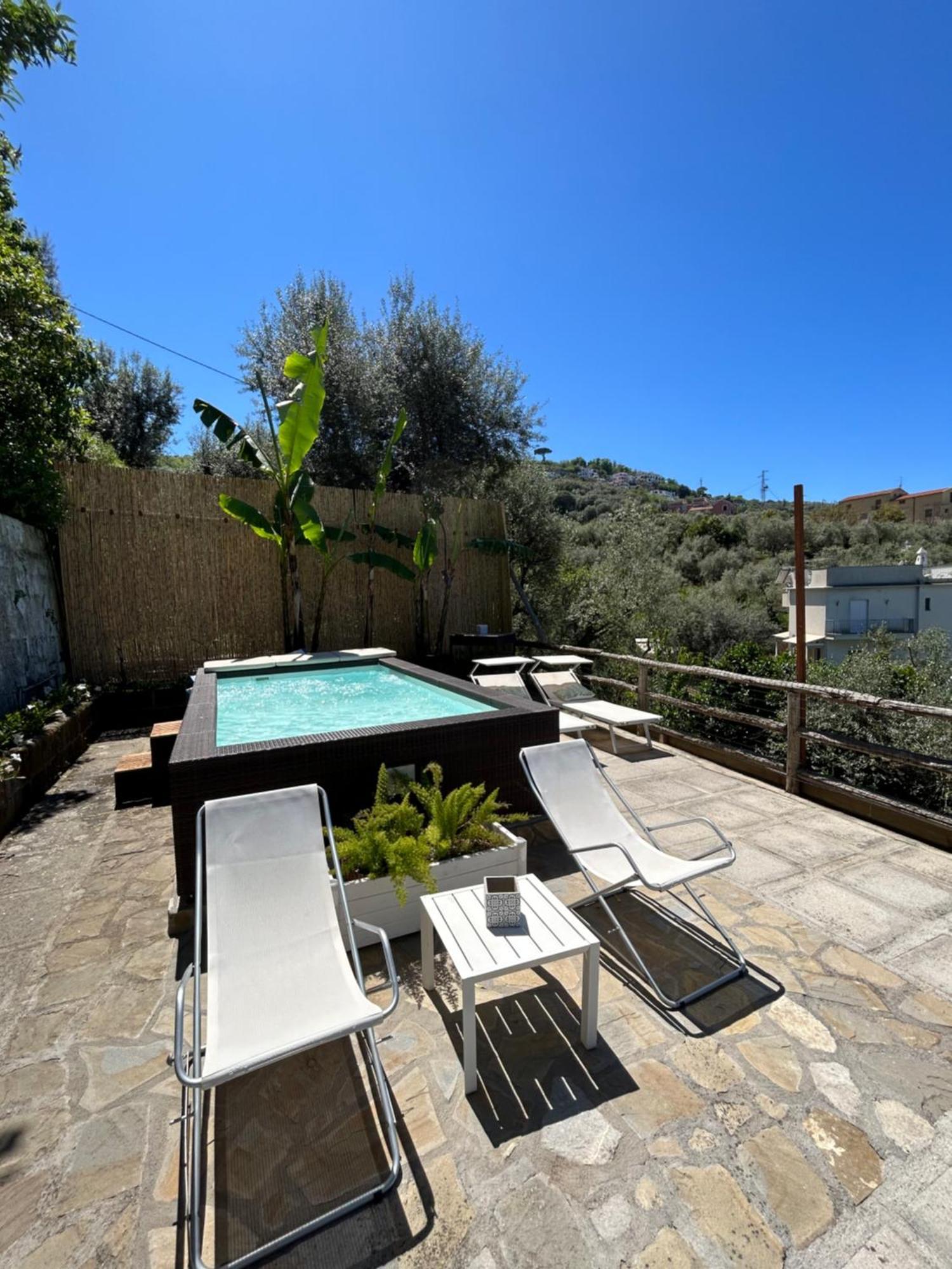 Villa Carolina Sorrento Private Heated Pool And Sea View Экстерьер фото